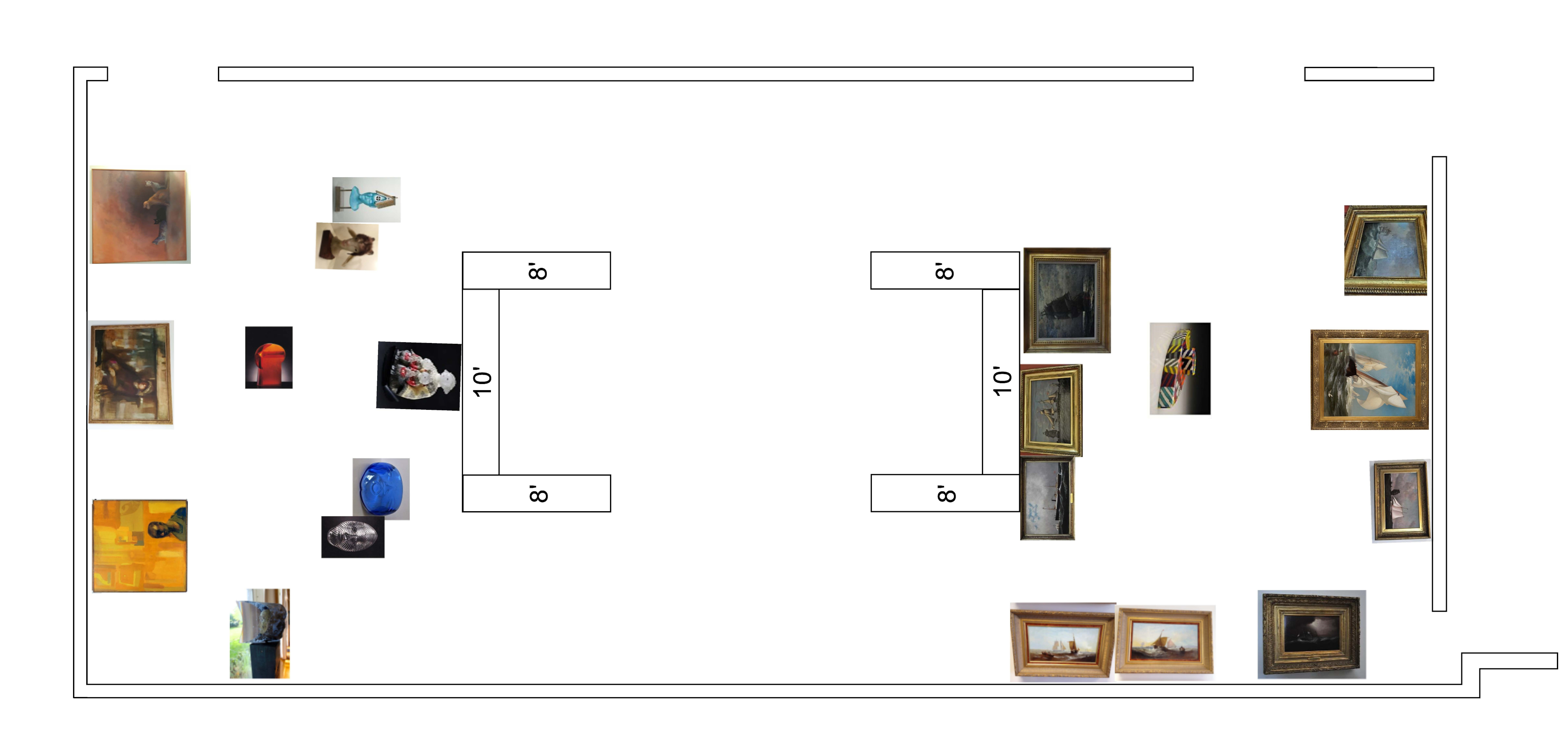 Figure 3. Plan for the inset style of the Visitor Reflection Studio.